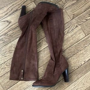 Isaac Mizrahi faux suede boots